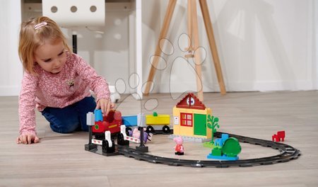 Építőjátékok BIG-Bloxx mint lego - Építőjáték elektronikus Peppa Pig Train Fun PlayBig Bloxx Big  - 8