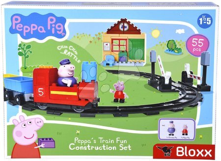 Építőjátékok BIG-Bloxx mint lego - Építőjáték elektronikus Peppa Pig Train Fun PlayBig Bloxx Big  - 14