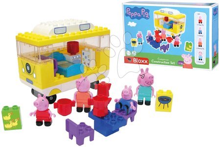 Építőjátékok BIG-Bloxx mint lego - Épytőjáték Peppa Pig Campervan PlayBig Bloxx BIG  - 4