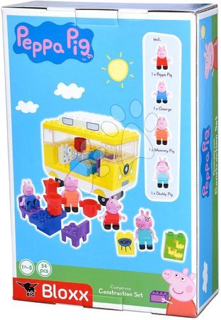 Építőjátékok BIG-Bloxx mint lego - Épytőjáték Peppa Pig Campervan PlayBig Bloxx BIG  - 20