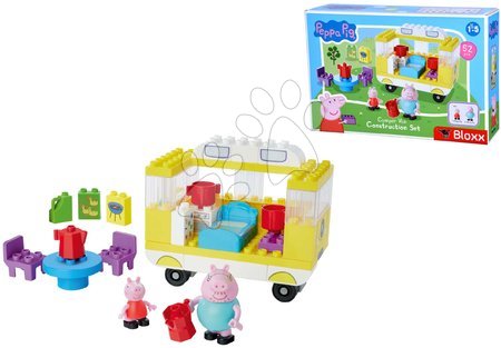 Jucării de construit BIG-Bloxx ca și lego - Joc de construit Peppa Pig Campervan PlayBig Bloxx Big  - 3