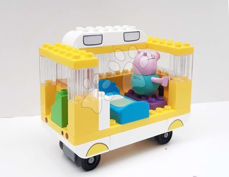 Jucării de construit BIG-Bloxx ca și lego - Joc de construit Peppa Pig Campervan PlayBig Bloxx Big  - 2