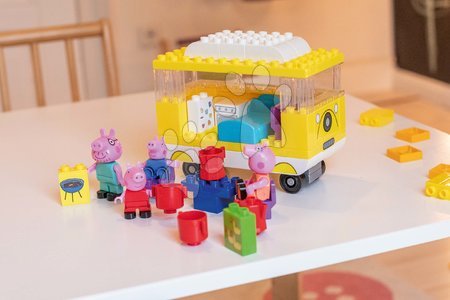 Jucării de construit BIG-Bloxx ca și lego - Joc de construit Peppa Pig Campervan PlayBig Bloxx Big  - 5