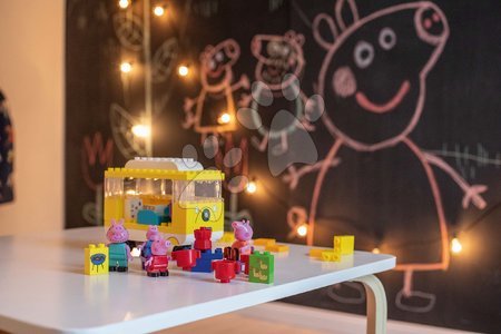 Jucării de construit BIG-Bloxx ca și lego - Joc de construit Peppa Pig Campervan PlayBig Bloxx Big  - 7