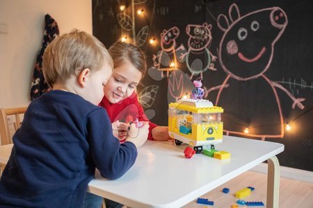 Jucării de construit BIG-Bloxx ca și lego - Joc de construit Peppa Pig Campervan PlayBig Bloxx Big  - 8