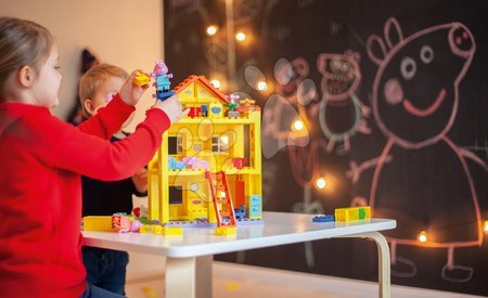 Jucării de construit BIG-Bloxx ca și lego - Joc de construit Peppa Pig Campervan PlayBig Bloxx Big  - 16