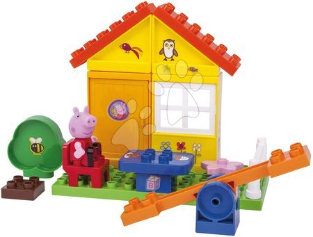 Jeux de construction type LEGO - Construction Peppa Pig Garden House PlayBig Bloxx BIG - 3