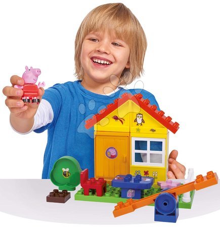 Jeux de construction type LEGO - Construction Peppa Pig Garden House PlayBig Bloxx BIG - 4