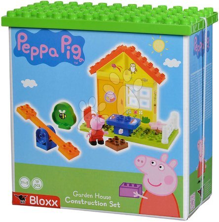 Jucării de construit BIG-Bloxx ca și lego - Joc de construit Peppa Pig Garden House PlayBig Bloxx Big   - 5