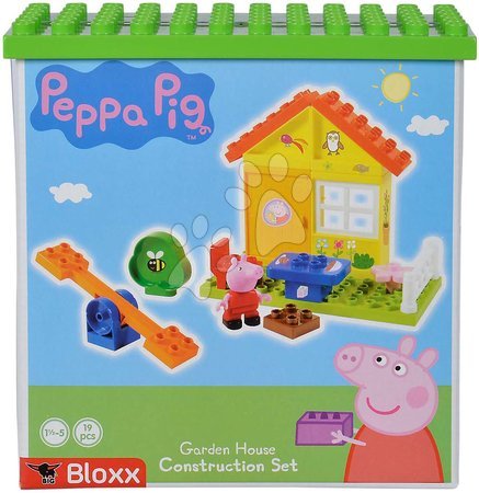 Jucării de construit BIG-Bloxx ca și lego - Joc de construit Peppa Pig Garden House PlayBig Bloxx Big   - 6