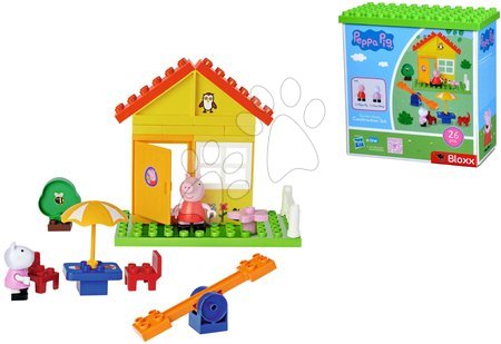 Jeux de construction type LEGO - Construction Peppa Pig Garden House PlayBig Bloxx BIG - 7