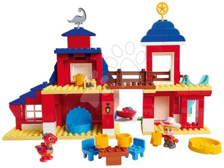 Stavebnice ako LEGO - Stavebnica Dino Ranch Clubhouse PlayBig Bloxx BIG - 3