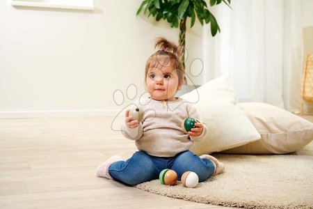 Dřevěné didaktické hračky - Drevené hudobné guličky Baby HiPP Wooden Balls Eichhorn - 10