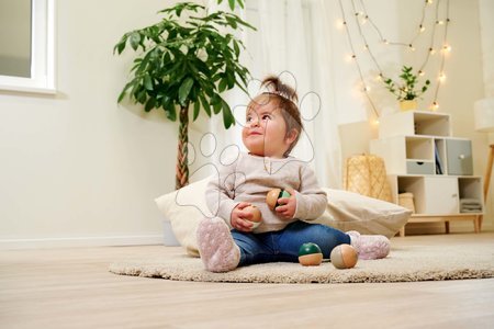 Dřevěné didaktické hračky - Drevené hudobné guličky Baby HiPP Wooden Balls Eichhorn - 13