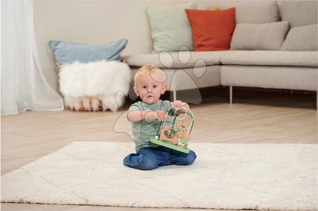  Készségfejlesztő fajátékok - Fa labirintus gyöngyökkel Baby HIPP Bead Maze Eichhorn - 6