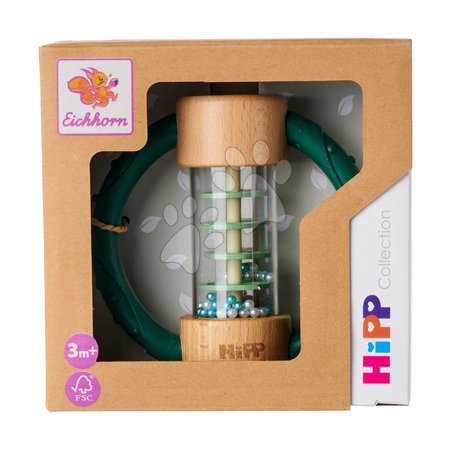 Csörgők és rágókák - Fa csörgő Baby HiPP Sound Rattle Eichhorn - 5