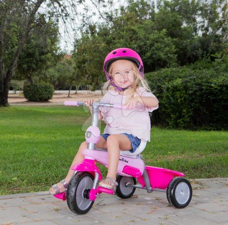 Tricikli za djecu od 10 mjeseci - Tricikl s upravljačkom drškom Lollipop Pink SmarTrike - 2