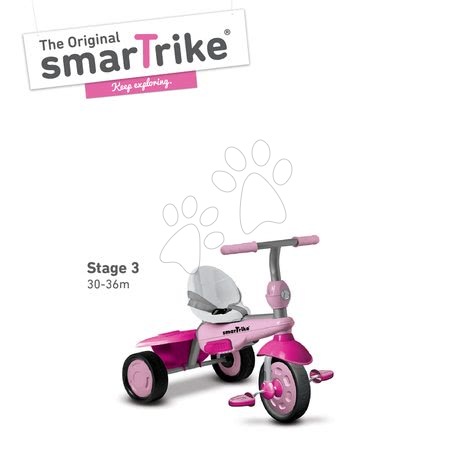 Tříkolky od 10 měsíců - Tříkolka Breeze Touch Steering smarTrike - 3