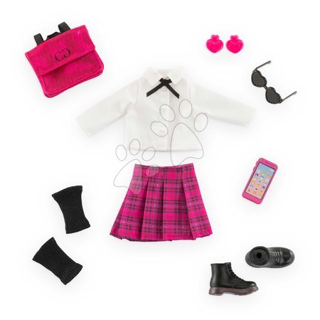 Vestiti per bambole - Set di abbigliamento English Student Dressing Room Girls Corolle