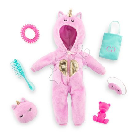 Vêtements pour poupées - Ensemble de vêtements Unicorn Onesie Dressing Room Filles Corolle