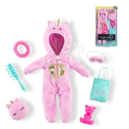 Doll clothing - Súprava oblečenia Unicorn Onesie Dressing Room Girls Corolle - 7