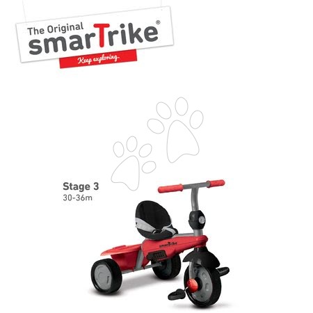 Triciklik 10 hónapos kortól - Tricikli Breeze GL 3in1 Red Touch Steering smarTrike - 5