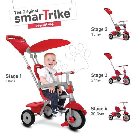 Tříkolky od 10 měsíců - Tříkolka Zip Plus 4in1 smarTrike - 2