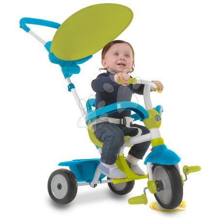 Tříkolky od 10 měsíců - Tříkolka Zip Blue Plus 3in1 TouchSteering SmarTrike - 2