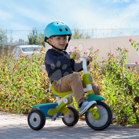 Tříkolky od 10 měsíců - Tříkolka Zip Blue Plus 3in1 TouchSteering SmarTrike - 4