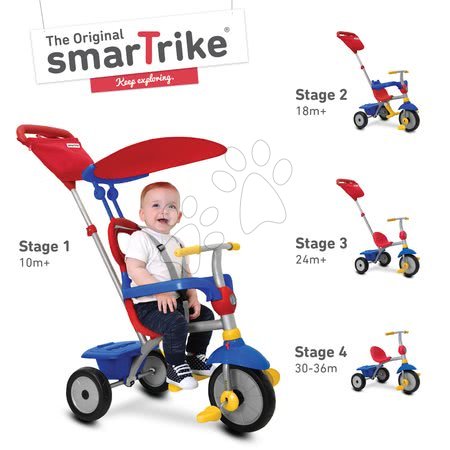 Triciclete de la 10 luni - Tricicletă Zip Plus 4in1 TouchSteering smarTrike - 2