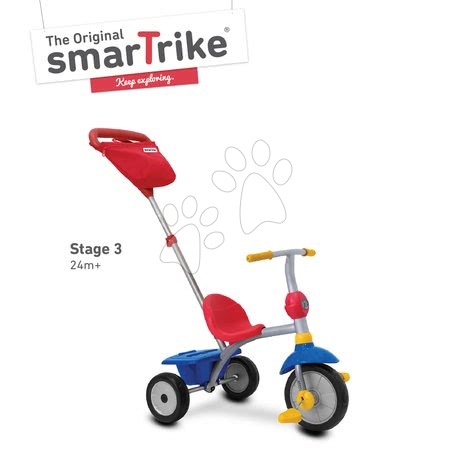 Triciclete de la 10 luni - Tricicletă Zip Plus 4in1 TouchSteering smarTrike - 4