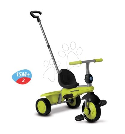 Tricikli od 10. meseca - Tricikel Carnival Green Touch Steering 3v1 smarTrike - 1