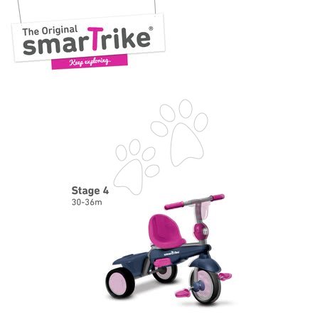 Tříkolky od 10 měsíců - Tříkolka Groove 4v1 smarTrike - 4