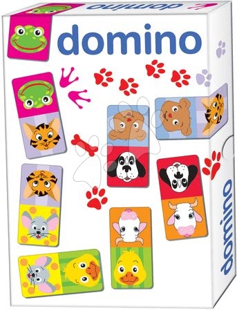 Společenské hry - Domino pro nejmenší Zvířátka Dohány