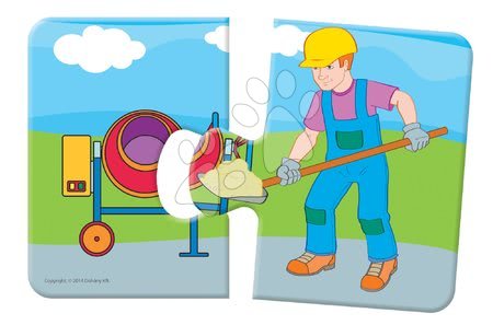 Baby puzzles - Baby Puzzle Duo Dohány Work cars - 2