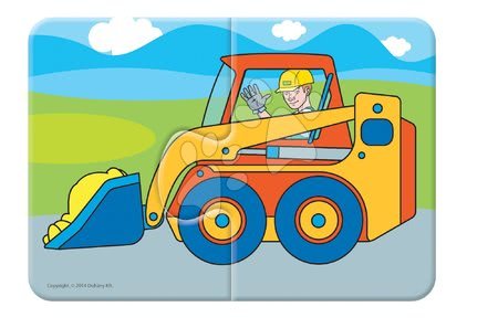 Baby puzzles - Baby Puzzle Duo Dohány Work cars - 3