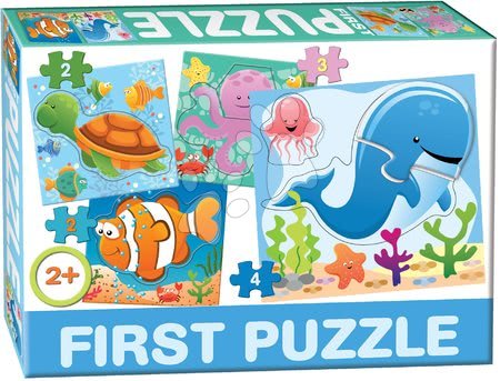 Hračky pre najmenších - Puzzle Baby First Oceán Dohány