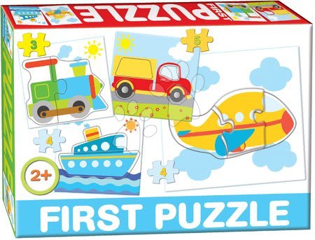 Hračky pre chlapcov - Puzzle Baby First Dopravné prostriedky Dohány