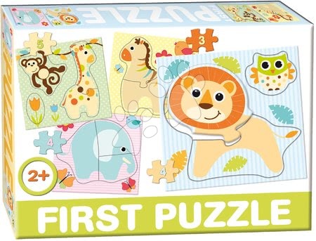 Hračky pre najmenších - Puzzle Baby First Safari Dohány