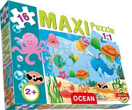 Hračky pre najmenších - Baby puzzle Maxi Oceán Dohány_1