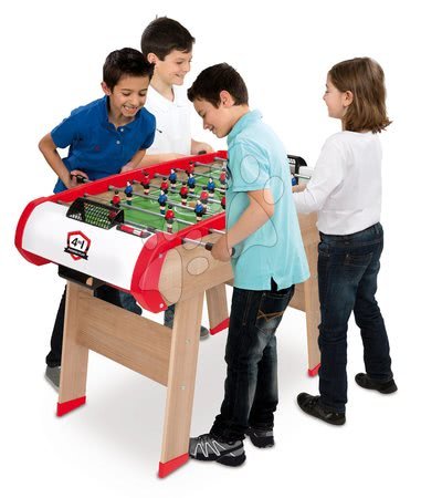 Babyfoot - Table de football Power Play 4 en 1 Smoby - 6