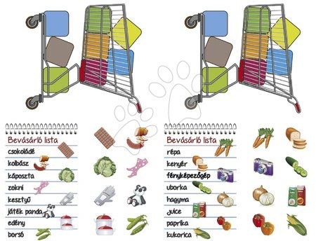 Společenské hry - Společenská hra Můj nákupní vozík - paměťová a naučná hra o potravinách Dohány_1