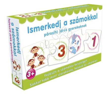 3 - 6 years - Get Acquainted with Numbers Dohány Educational Board Game