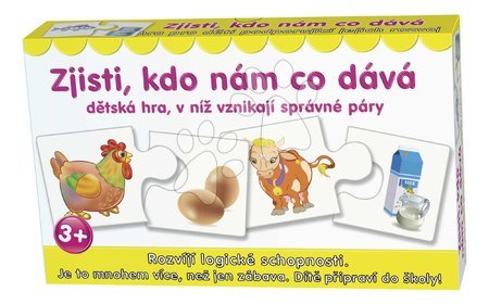 Gry towarzyskie dla dzieci - Edukacyjna gra towarzyska Zgadnij, kto nam co daje Dohány