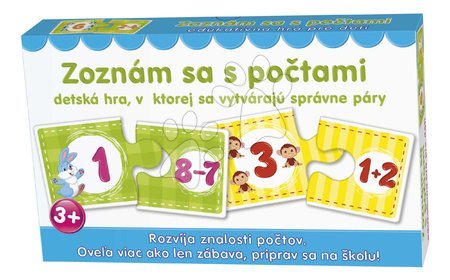 3 - 6 years - Educational board game Get to Know the Numbers of Dohány