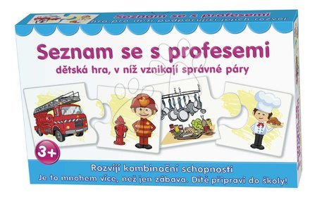 Gry towarzyskie dla dzieci - Edukacyjna gra towarzyska Poznaj zawody Dohány