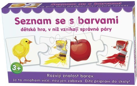 Gry towarzyskie dla dzieci - Gra towarzyska edukacyjna Poznaj kolory Dohány