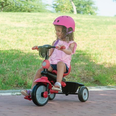 Tříkolky od 10 měsíců - Tříkolka SWING DLX 4v1 Red TouchSteering smarTrike - 4