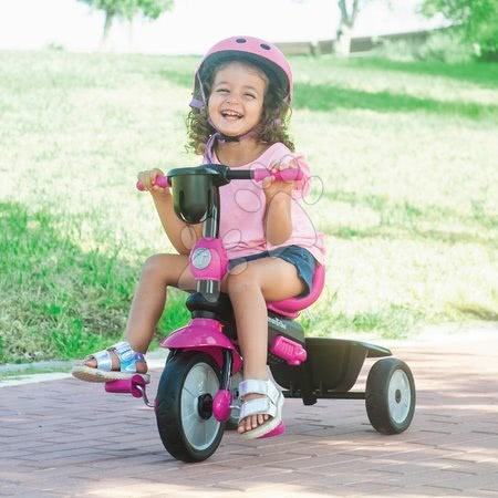 Triciclete de la 10 luni - Tricicletă SWING DLX 4in1 Pink TouchSteering smarTrike - 7