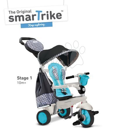 Tříkolky od 10 měsíců - Tříkolka Deluxe Touch Steering 4v1 smarTrike - 1